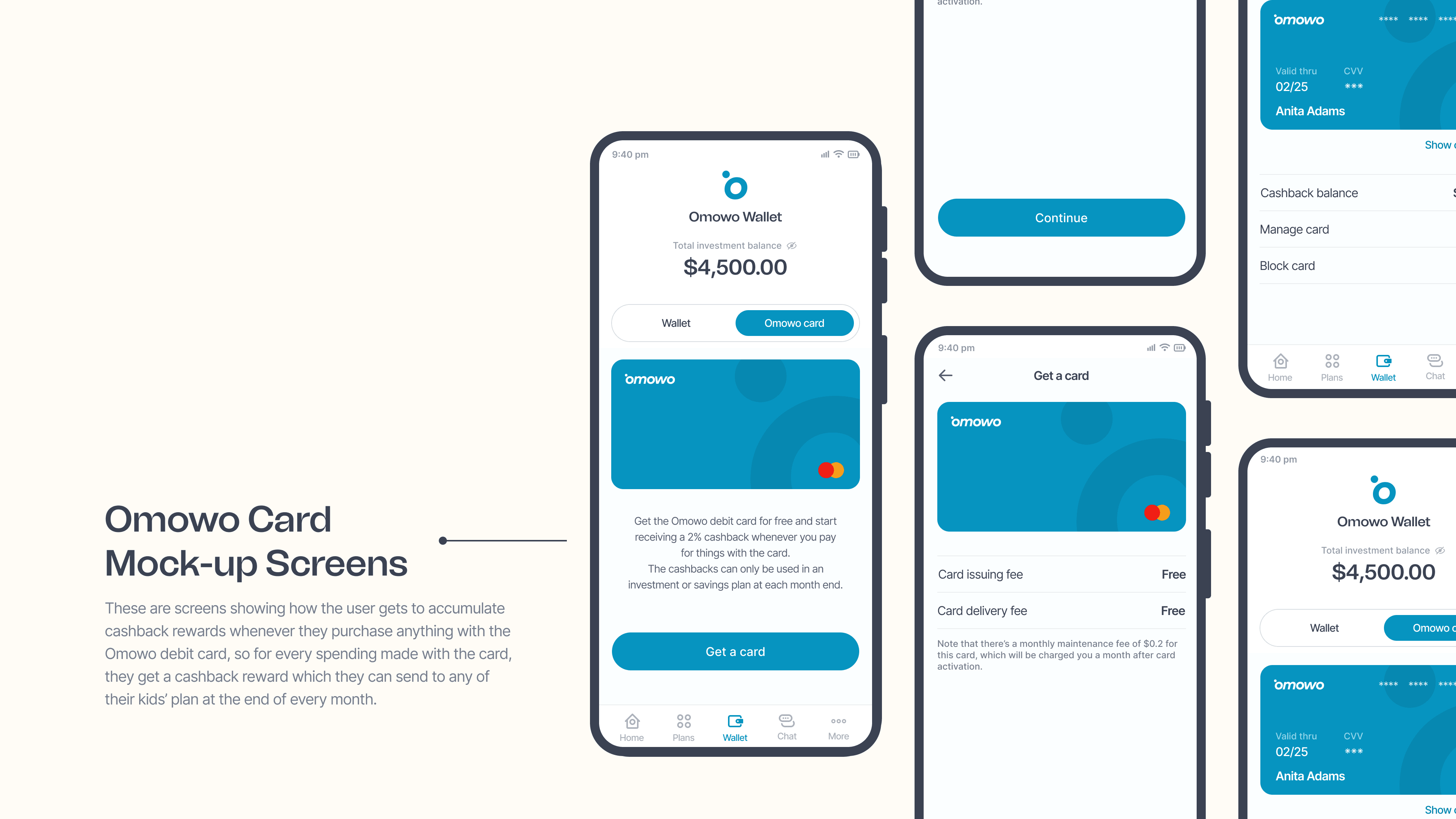 Omowo cashback mockup