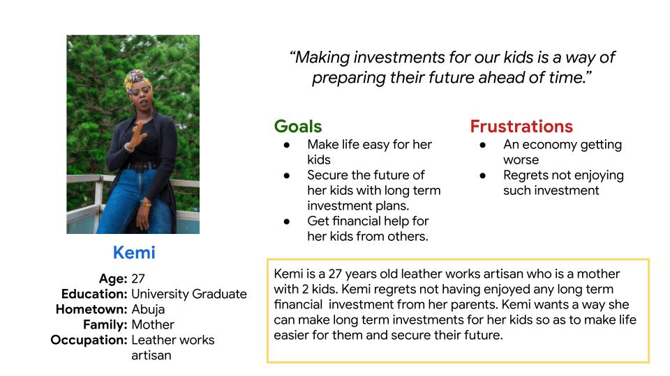 Primary parent persona 1